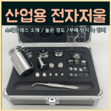 분동 전자 저울 무게 무게 1g-20kg 세트 산업용 측정, 1g-100g에 알루미늄 케이스 9개 장착개