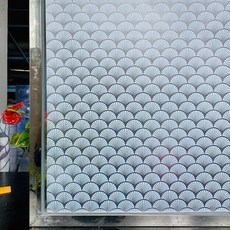 새로운 3D 매트 창 필름 스테인드 글라스 장식 Uv 비닐 스티커 젖빛 자기 접착 필름 개인 정보 보호 창 데칼 욕실, 90x300cm