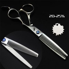 애완동물 고양이 강아지 손질 숱이 가위 전문 미용 이발 상어뿔이, 2.V-shaped Teeth, 1개