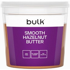 벌크 내츄럴 로스티드 헤이즐넛버터 스무스, 1개, 1kg
