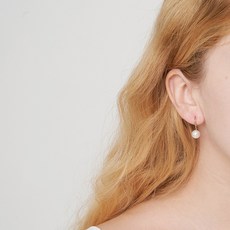 메타포제이 14k 원터치 진주 링 귀걸이
