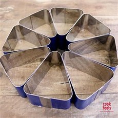 삼각무스링 조각케이크틀 8개set, 높이_5cm, 1개