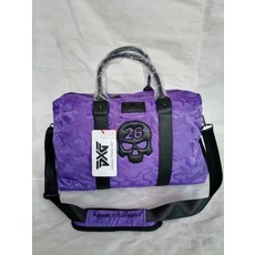 해골마크 남자 여자 보스턴 골프가방 골프의류가방 골프소품가방 스포츠 도트백 골프백, 자주색