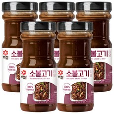 백설 소불고기 양념, 840g, 5개