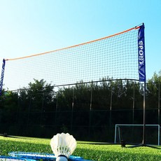 휴대용네트 족구 배드민턴 네트지지대가방세트 6.1m S12161