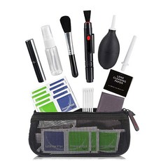 BONTIME 카메라 클리너 키트 렌즈 클리너 [렌즈 펜 / 블로어 / 먼지 브러쉬 / 청소 크로스 / 청소 종이 / 잎사귀 청소 / 스프레이 병 / 면봉 / 수, 상세참조인용
