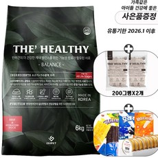 더헬씨 소프트 사료 밸런스 6kg +400추가사료 닥터맘마미니파이60g 슈퍼포우오래오츄S껌, 1개 - 닥터맘마