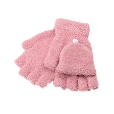 핑크솜털장갑