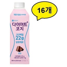 종근당 다이어트코치 초코맛 단백질음료