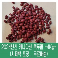 [다온농산] 수입 캐나다산 적두/빨간팥 -4Kg- 팥앙금 팥빙수 팥죽, 1개, 4kg