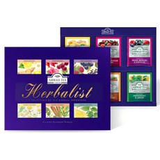 AHMAD TEA 精選花草茶禮盒+提袋組, 6種茶包, 1組