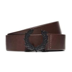 Fred Perry [Fred Perry] LAUREL WREATH BUCKLE BELT BT7432 103 Chocolate