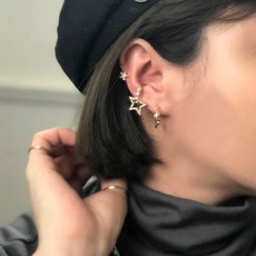 브릭체인귀걸이