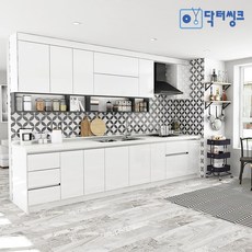 닥터씽크 릴러블키친 모말르 화이트 일자형 1.5m 싱크대