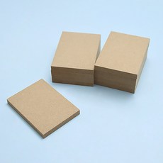 (1개) 나무작품판 MDF 사각형 7X9.5cm 두께1cm