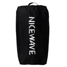 NiceWave 공기 주입식 스탠드업 패들보드용 대용량 패들보드 백 와이드 83.8cm(33인치) iSUP용 모든 패들 보드 액세서리 보관 가능. 블랙 이지 캐리