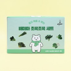 배마마 초록초록세트 야채 큐브, 90g