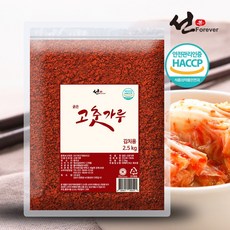 선포에버 2.5kg 가정용 업소용 식당용 굵은 고춧가루 김치용 대용량 고추가루, 1개