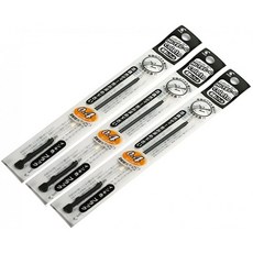 하이텍 C 콜레토 젤 잉크펜 카트리지 0.4mm 캘리포니아발 3척 블랙 밸류 세트, 단일상품