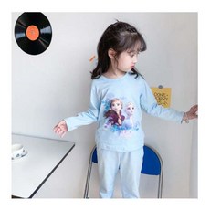 JS-CCG029 디즈니 겨울왕국2 엘사 안나 공주 내복 잠옷