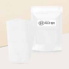 현대교역 순수마스크필터(40매) 정전기필터 교체형마스크필터 마스크원단 비말방지필터, 순수마스크필터-40매