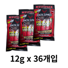 잭링크스 비프 스틱 오리지널 육포, 432g, 1개