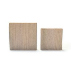 아이베란다 소품제작용 레드오크 18T (한정수량), ②폭100mm × 길이100mm x 18T
