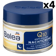 발레아 Q10 안티 링클 나이트 크림 50ml 4팩 Balea Anti Falten Nachtcreme, 1개