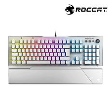  로캣 벌칸 Vulcan 122 AIMO 게이밍 키보드 White (적축/한글 자판), 적축 / 한글 자판, 화이트, ROC-12-955-RD 