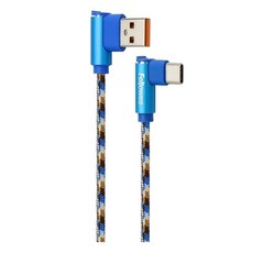 ( 외장하드케이블 usb3.0케이블 usb연장케이블 ) 직각USB데이터충전케이블C타입1M블루10115-박스12개입 DS_K/W-디지털/가전_종합