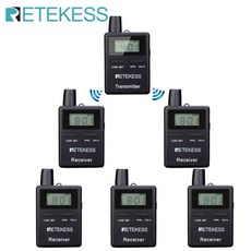 생일선물 가성비 Retekess TT109 2.4GHz 50 채널 교회 번역 시스템 용 무선 투어 가이드 시스템 여행 박물관 공장 교육, 협력사, 패키지 1