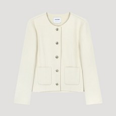 쉬즈미스 울 라운드넥 핸드메이드 자켓 SWHJKO42030 OT