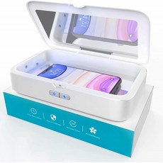 휴대폰 UV 세니타이저 뉴일드 스마트 살균제 1 프로 2세대 비머큐리 UV 아로마테라피 기능이 있는 LED UV 라이트 클리너 박, 단일옵션