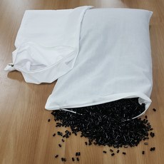 병원침대용 빨대베개 - 바이오칩베개 (베개커버 포함), 다크브라운, 1개