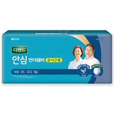 Depend 利清爽 男女通用安心尿布 長時間用 失禁成人尿布, L(105號以上), 16入, 1包