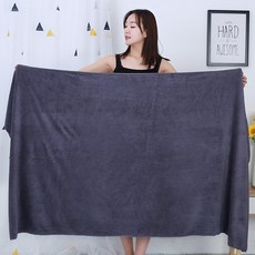 미용실 목욕 타월 덮개 바디 가정용 여자 목욕 흡수 추나 마사지 업소 침대 타월 큰 타월, 200x180cm, 회색