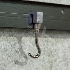 철물인 와이어 액자걸이 (벽면설치 - 7자레일 사용), 13. 7자 직고리, 1개