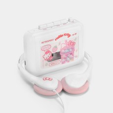 Sanrio 산리오 헬로키티 카세트 플레이어 CP-81 한정판 스트로베리 밀크, 기본 - 키티cd플레이어