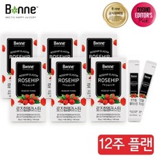 본네 (쿠폰다운)로즈힙 퓨레 엘라스틴 스틱 20g x 14포 6박스, 84포