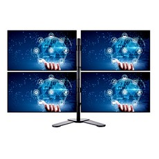 쿼드 모니터거치대 4개 다중 TV 모니터암 마운트 17인치 ~ 32인치 360도 회전 각도조절