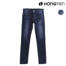 행텐 행텐 남성 인디고 베이직 워싱 데님 팬츠-BI6R075520410