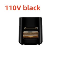 스마트 에어 프라이어 전기 무연 오븐 오일 프리 조리기 레이어, 22.110V black - EU