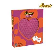 리세스 밀크초콜릿 피넛버터 하트 초콜릿 141g / Reese's Milk Chocolate Peanut Butter Heart Candy, 1개