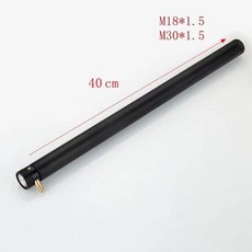 알루미늄각관 알루미늄 합금 7075 두꺼운 방폭 공기 챔버 튜브 고압 M30 * 1.5 변환 결합 200 cc 40cm 4500psi 310bar, 40cm-1PCS