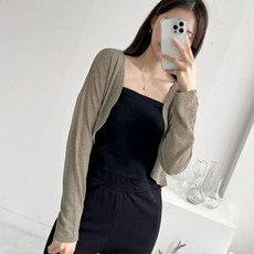 린넨볼레로가디건