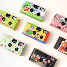 짱구필름카메라 일회용 남아 여아 어린이 생일선물, 1개, 08 여름방학