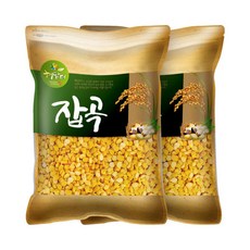 깐 병아리콩 4kg 2kgX2봉 조각 병아리콩, 2kg, 2개