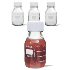 mir 刻度玻璃瓶, 4瓶, 250ml