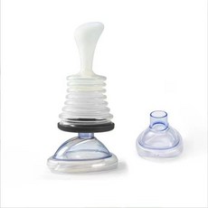 질식 방지 응급 처치 마스크 키트 가정 성인 및 어린이, 블랙, 1개
