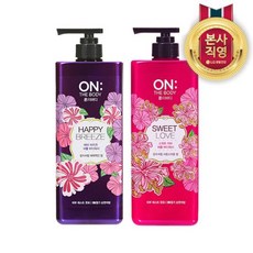[KT알파쇼핑]온더바디 퍼퓸 바디워시 900g x 2개 (향2종 중 택1)